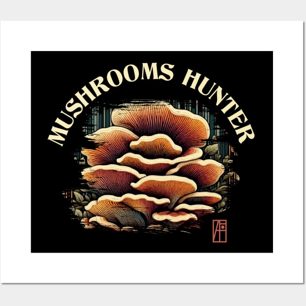 MUSHROOMS - Mushrooms Hunter - Chicken of the Woods Hunter - Chicken of the Woods Forager Wall Art by ArtProjectShop